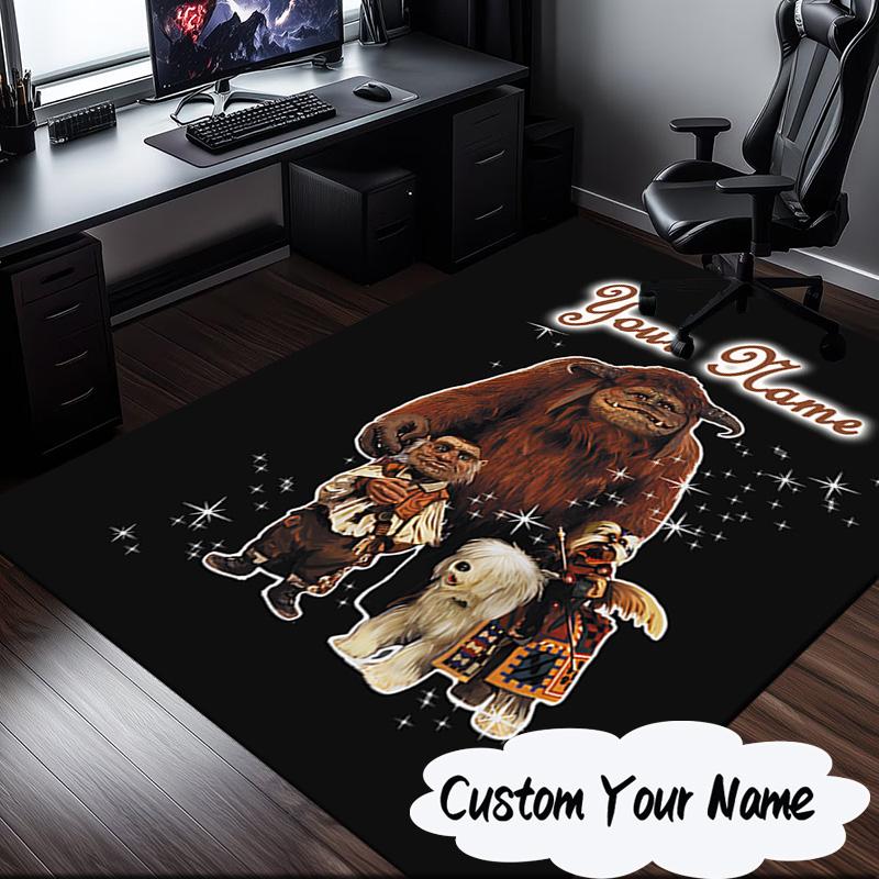 Custom Name Fantasy Labyrinth Adventure Carpet, Chair Rug,Area Rug for Office Bedroom living rooms bedroom, Doormat decor Christmas fan gifts