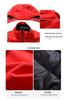 Men's and Women's Outdoor Gore-Tex Down Jacket: 3-in-1 Winter Windproof, Waterproof, Detachable for Mountaineering