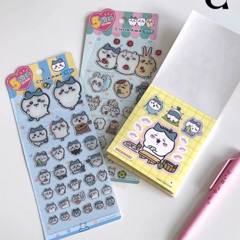 New Chiikawa Sticker Creative Drop Glue Stereo Sticker Cute Decorative Computer With Diy Decorative Stickers Gifts