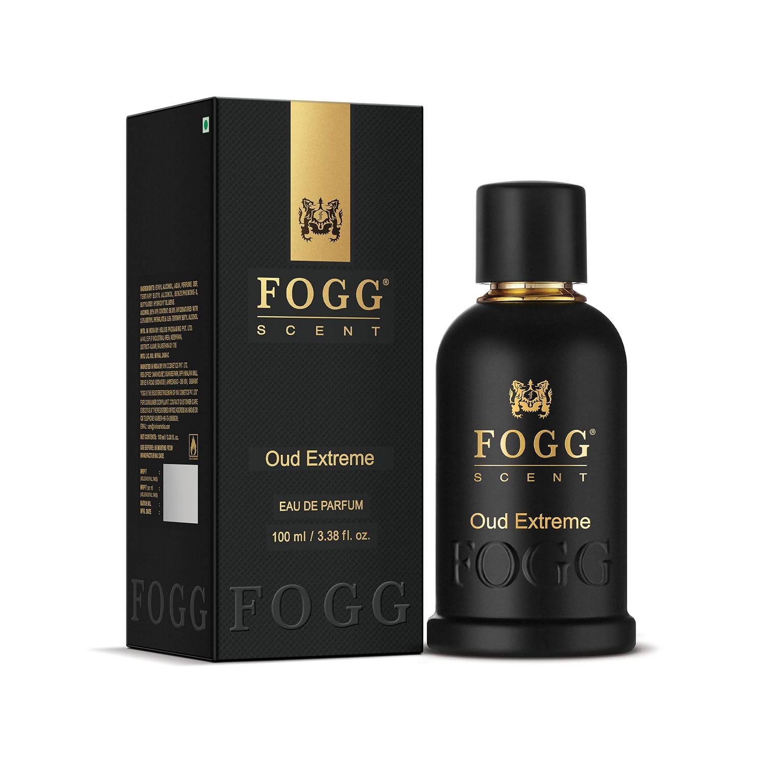 

Fogg Oud Extreme Perfume Spray For Men, Long Lasting Eau De Parfum, Fresh Powerful Masculine Fragrance, Daily Wear Cologne, 100 Ml
