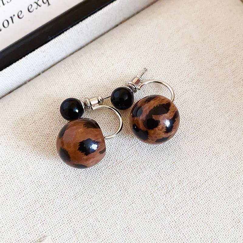 Camellia Flower Earrings Unique Personality Temperament Earrings Girls Travel Vacation with Fine Accessories