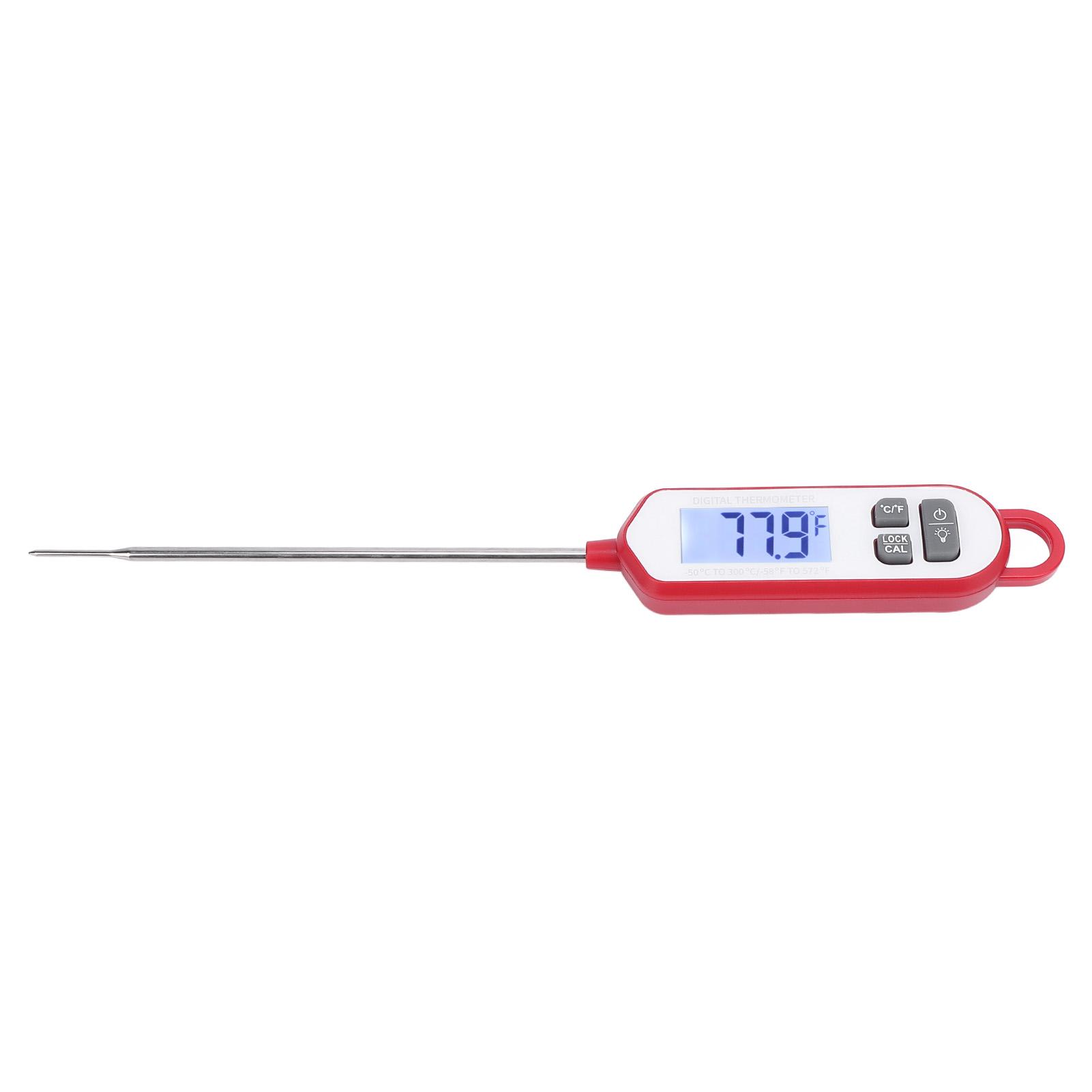 

Digital Meat Probe Stainless Steel Food and Water Temperature Measurement Portable Kitchen Cooking Food Probe with LED