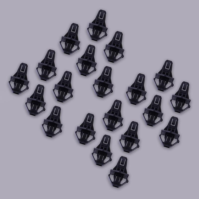 91578-SV4-003 50pcs/set Car Front Radiator Grille Mounting Clip Fastener Retainer Black Nylon Fit for Honda