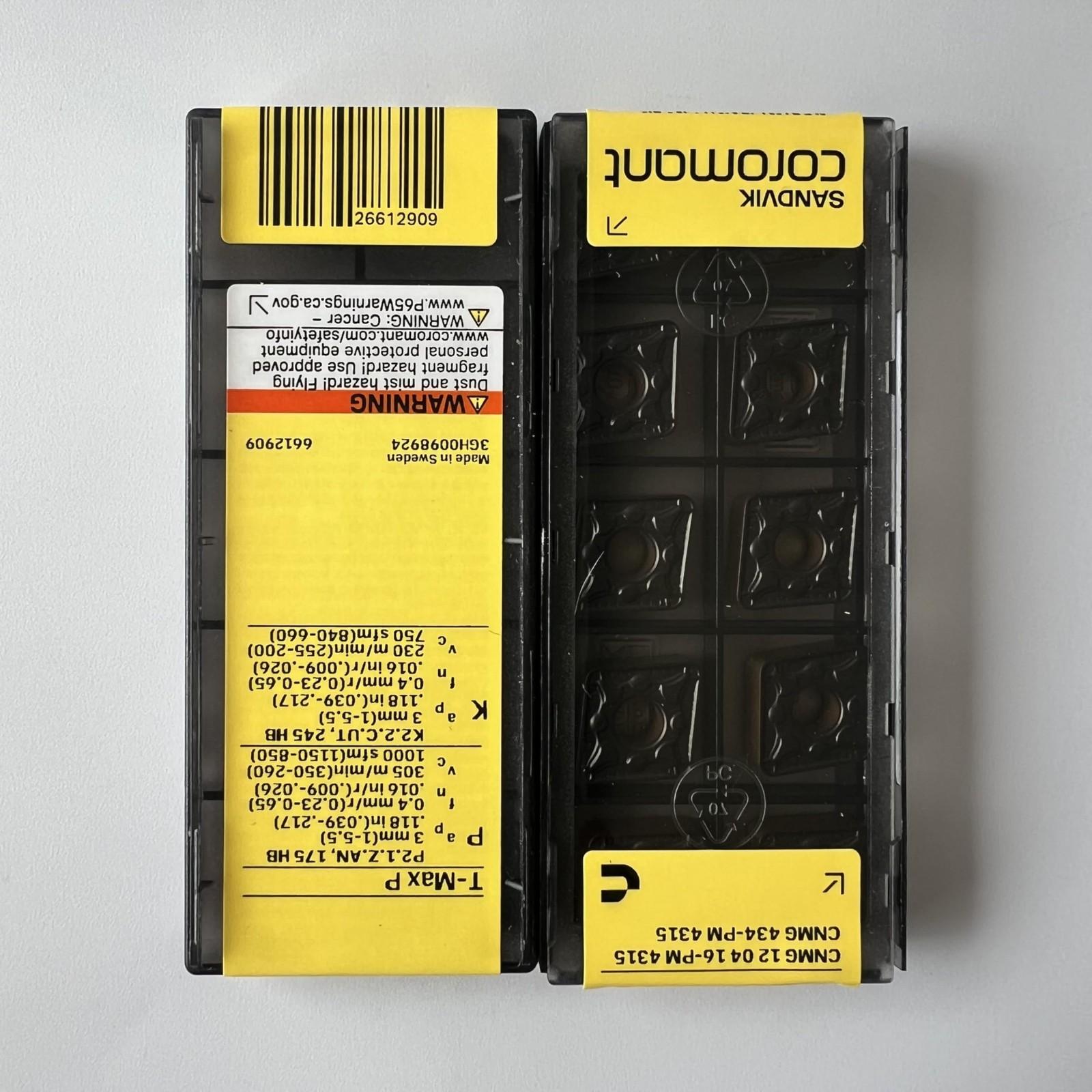 

SANDVIK / CNMG120416-PM 4315 / Original Swedish hard alloy blade 10 Pcs