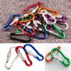 Multi-color Aluminium Safety Alloy Carabiner Buckle Keychain Camping Hiking Hook Climbing Button