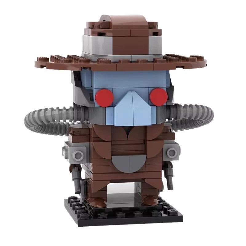 Baustein Kompatibel Mit 101125 Badezimmer Quadratischer Kopf Junge, Junge Ornament Star Wars Collage Modell