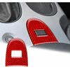 Car Interior Sticker Vinyl Decal for Chevrolet Corvette C6 2005-2007 Gear Shift Panel Cover Console Trim Accessory Black Style B