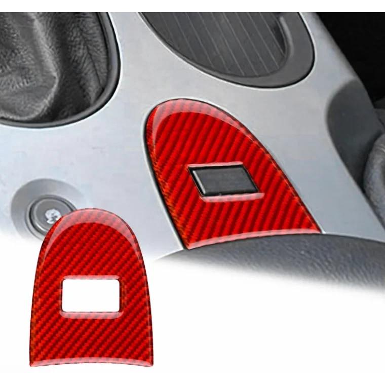 Car Interior Sticker Vinyl Decal for Chevrolet Corvette C6 2005-2007 Gear Shift Panel Cover Console Trim Accessory Black Style B