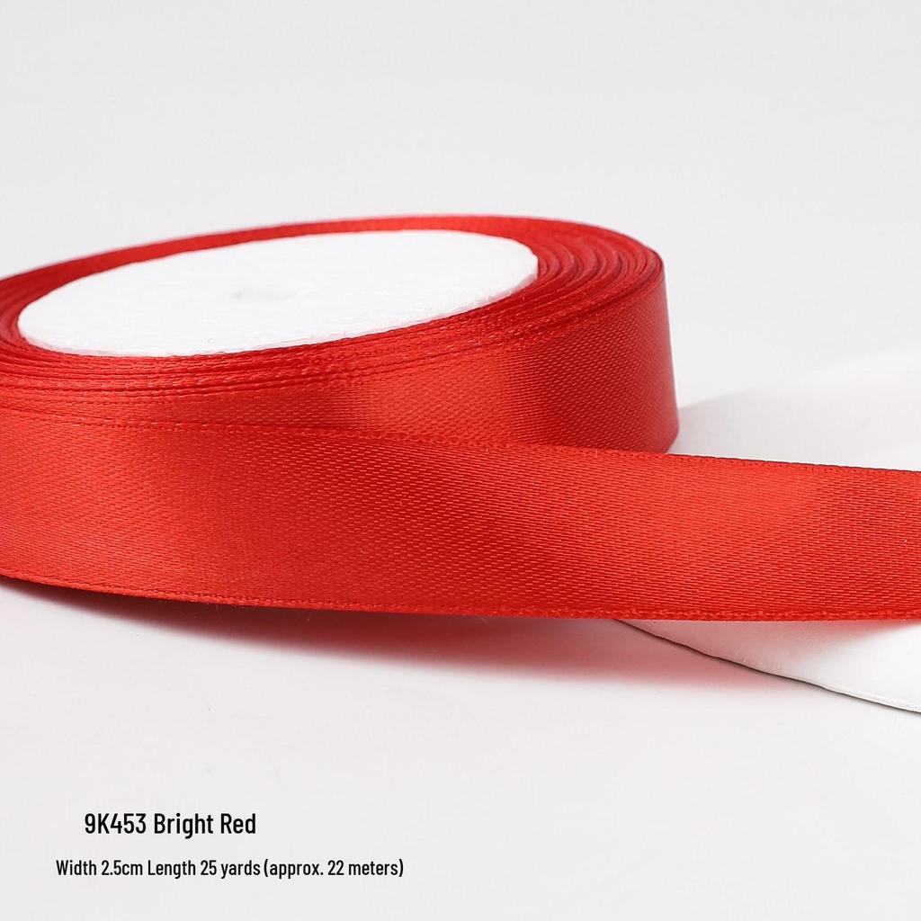Festive Red Satin Ribbon for New Year, Weddings, Candy Ties, Balloons & Lanterns