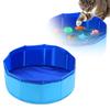 Foldable Pet Water Bowl Skid Resistant Base 6pcs Chew Toy Portable Bathing Pool Cats And Dogs
