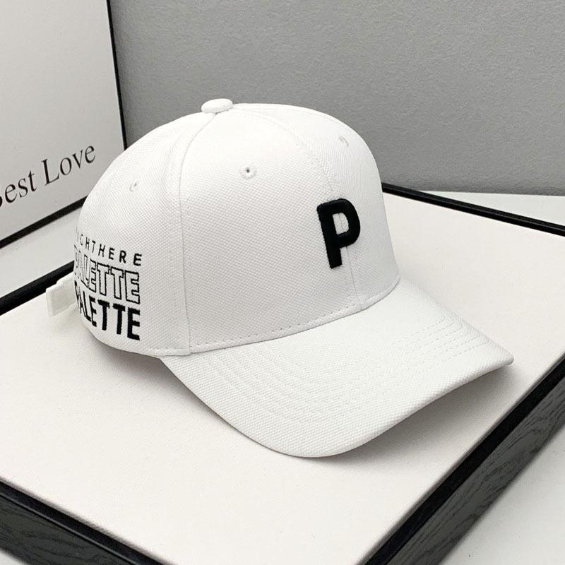 

2025 new P letter hat men s handsome cap women s face small baseball cap casual versatile Head circumference 55-60CM adjustable