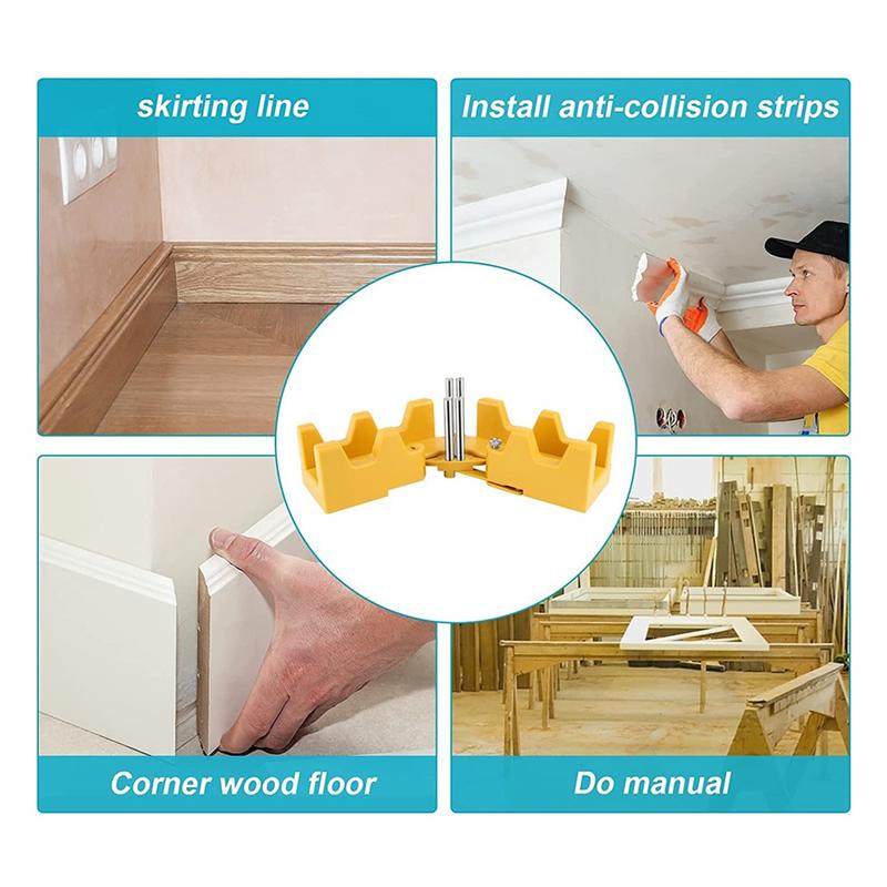 2025 Trend Mitre Measuring Cutting Clamp Measuring And Sawing Mitre Angles Cutting Tool For Miter Saw Protractor
