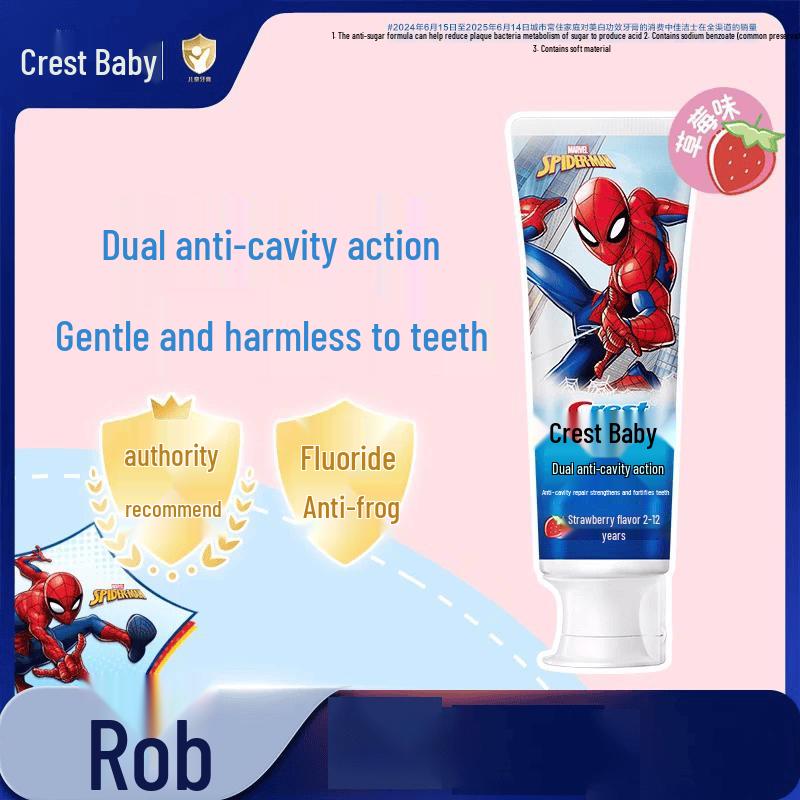 Crest Kids Anti-Cavity Toothpaste, Spiderman Strawberry