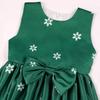 Children's Christmas Dress Cartoon Print Bow Dress Christmas Performance Sparkling Kids Birthday Dress Elegant Soft Party Dress Ball Gown for Girls