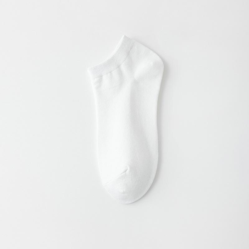 Boneless Socks, Women's Short Socks, Anti-odor Spring and Autumn Mid-calf Socks, Summer Thin Cotton Socks, Sports Shallow Mouth Boat Socks
