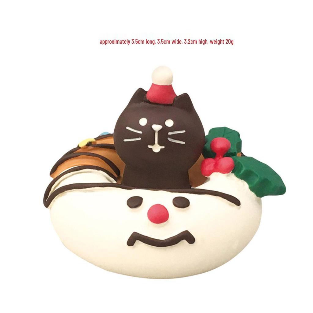 Japanese Cat Santa Claus Miniature Gifts - DIY Resin Crafts Ornaments