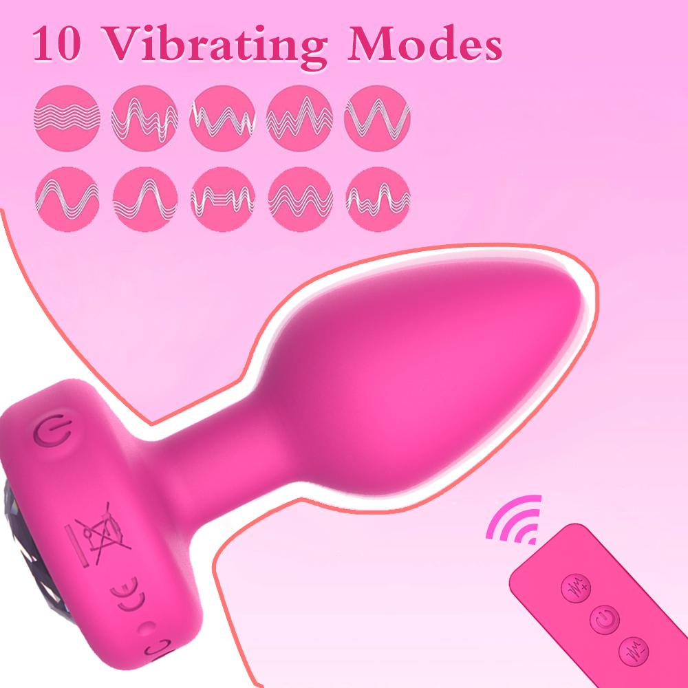 Anal Vibrator Wireless Remote Control Butt Plug Men Prostate Massager Female Vagina Masturbator for Adult Sex Toys Women Men Gay