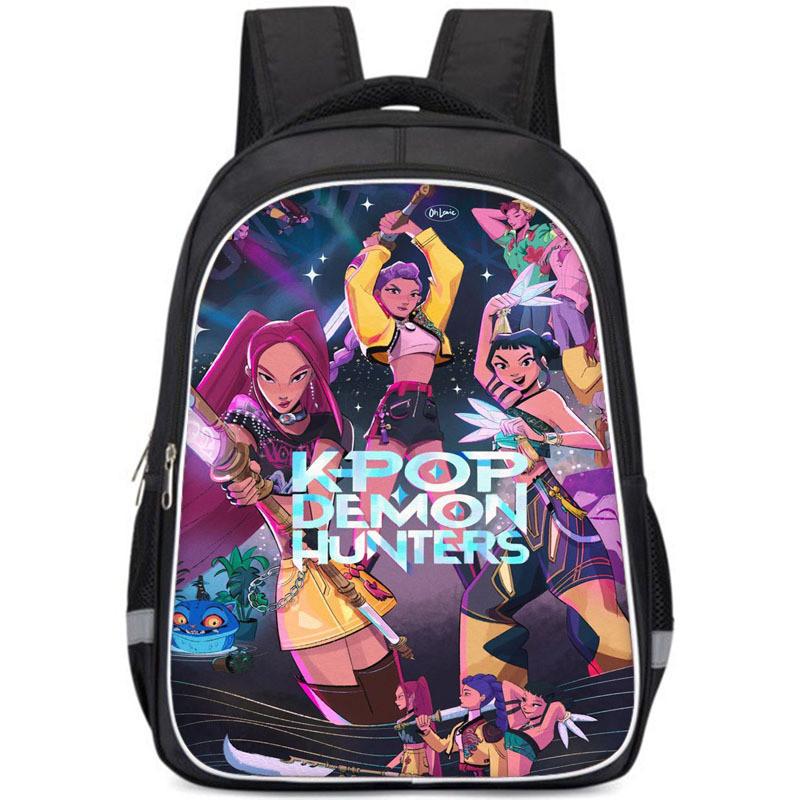 Kpop Demon Hunters Childrens Backpack With Breathable Oxford Fabric For School Use