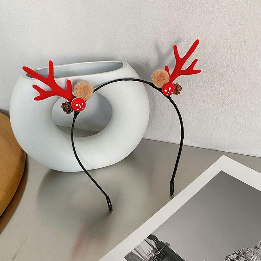 Xmas Headdress Kids Merry Christmas Decor Antlers Headband Hair Accessories Christmas Hair Hoop