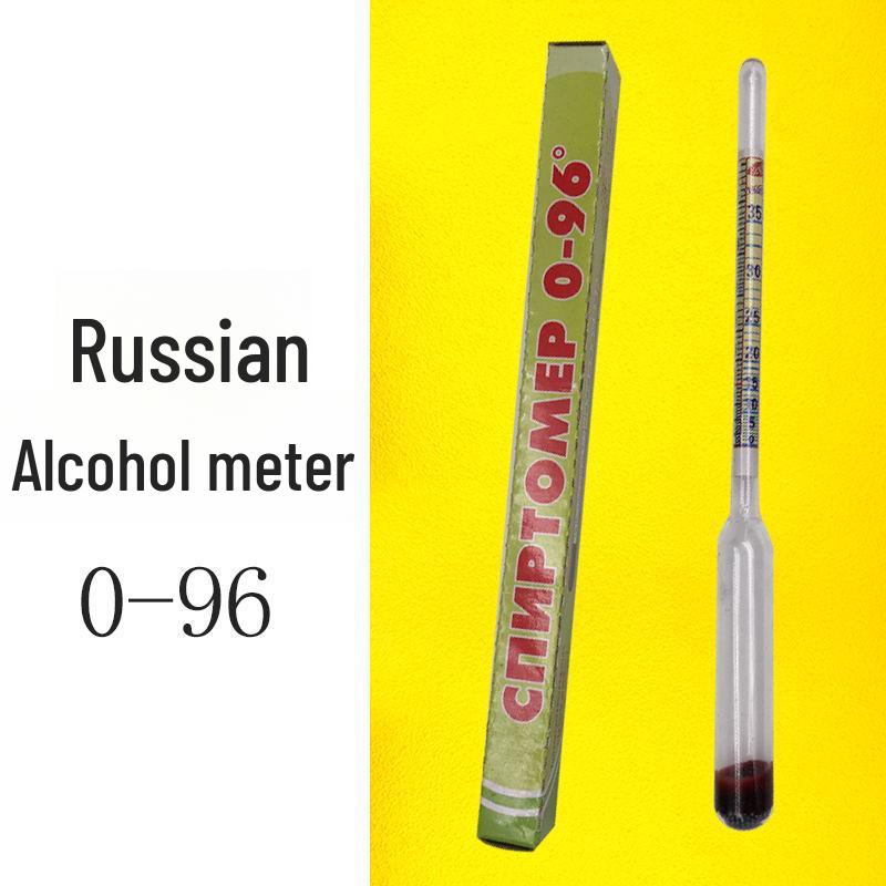 Ruský hustoměr na alkohol: Tester vodky 0-96% ABV