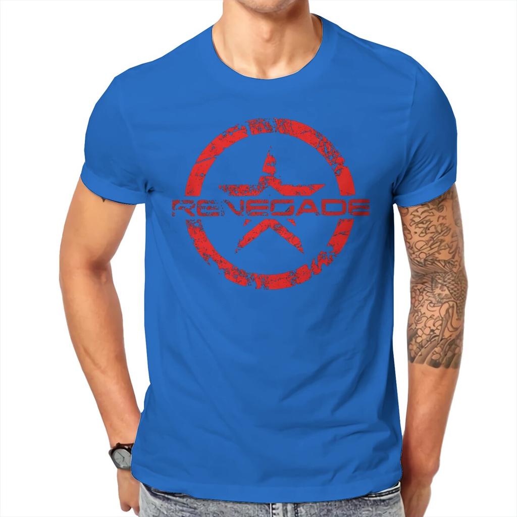 Mass Effect ME Renegade T Shirt Unisex Tees Summer Clothing Cotton Crewneck TShirt