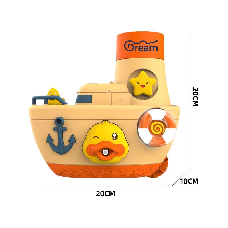 Giochi da Bagno a Ruota Idraulica Spruzzano Acqua Dinosauro Nave a Vapore Animale per Bambini Piccoli Gioco per la Doccia Irrigatore da Bagno Giochi da Bagno