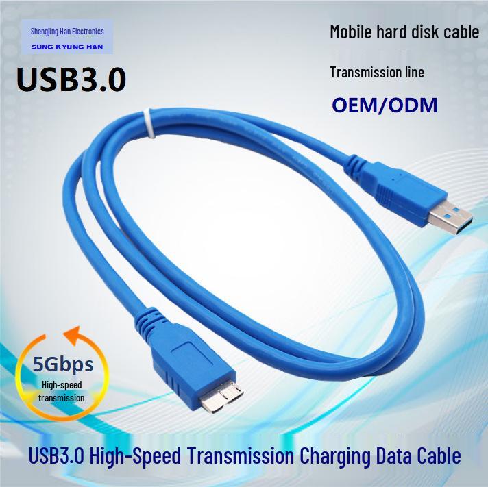 USB 3.0 Type-C to Micro-B Hard Drive Data Transfer Cable