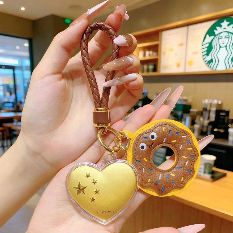 999 Pure Gold Keychain Princess Bag Pendant - Creative New Year Gift