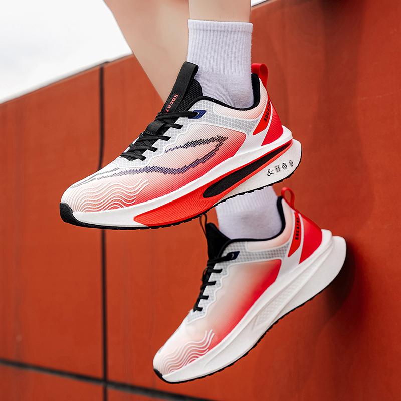 NEW Running Shoes Carbon Board Speciality Stability Marathon Men Sports Breathable Lightweight Women's Comfortable Athletic Nonskid Training Sneakers
