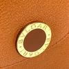 BVLGARI Bvlgari Bvlgari logo Hand Bag Shoulder Bag Leather Brown