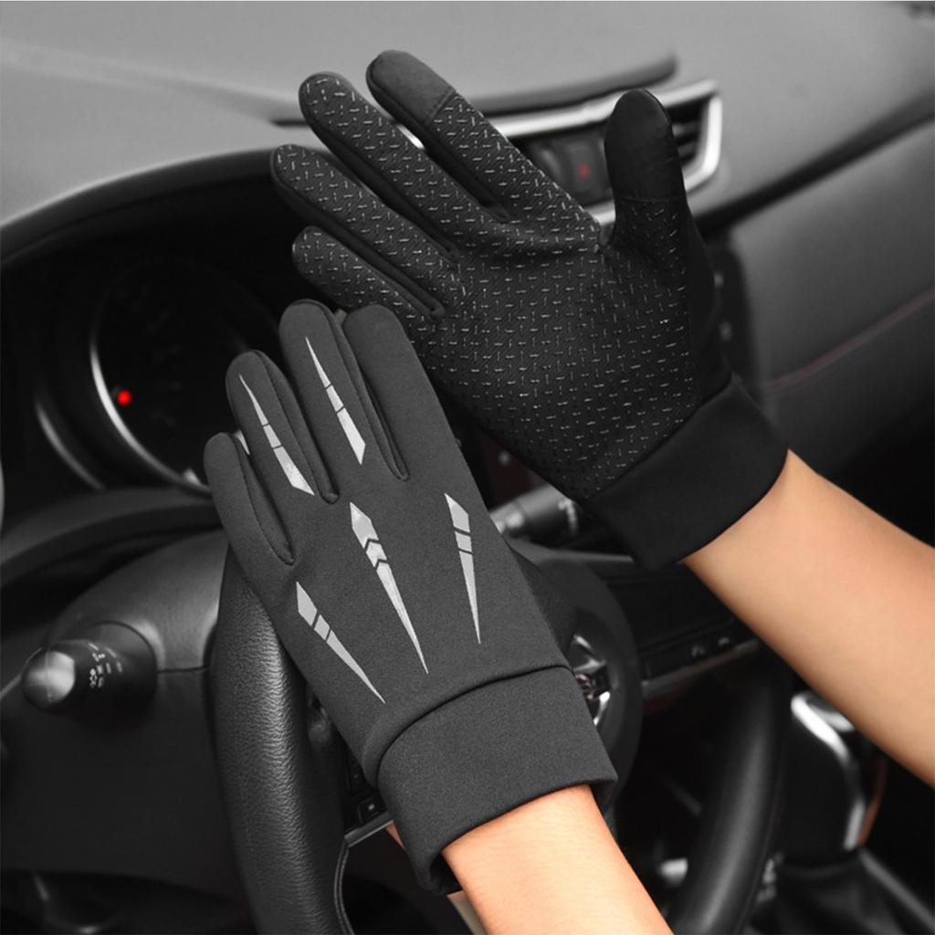 Men Winter Motorcycle Gloves Windproof   Winter Cycling Gloves for Outdoor Cycling Motorcycle Driving