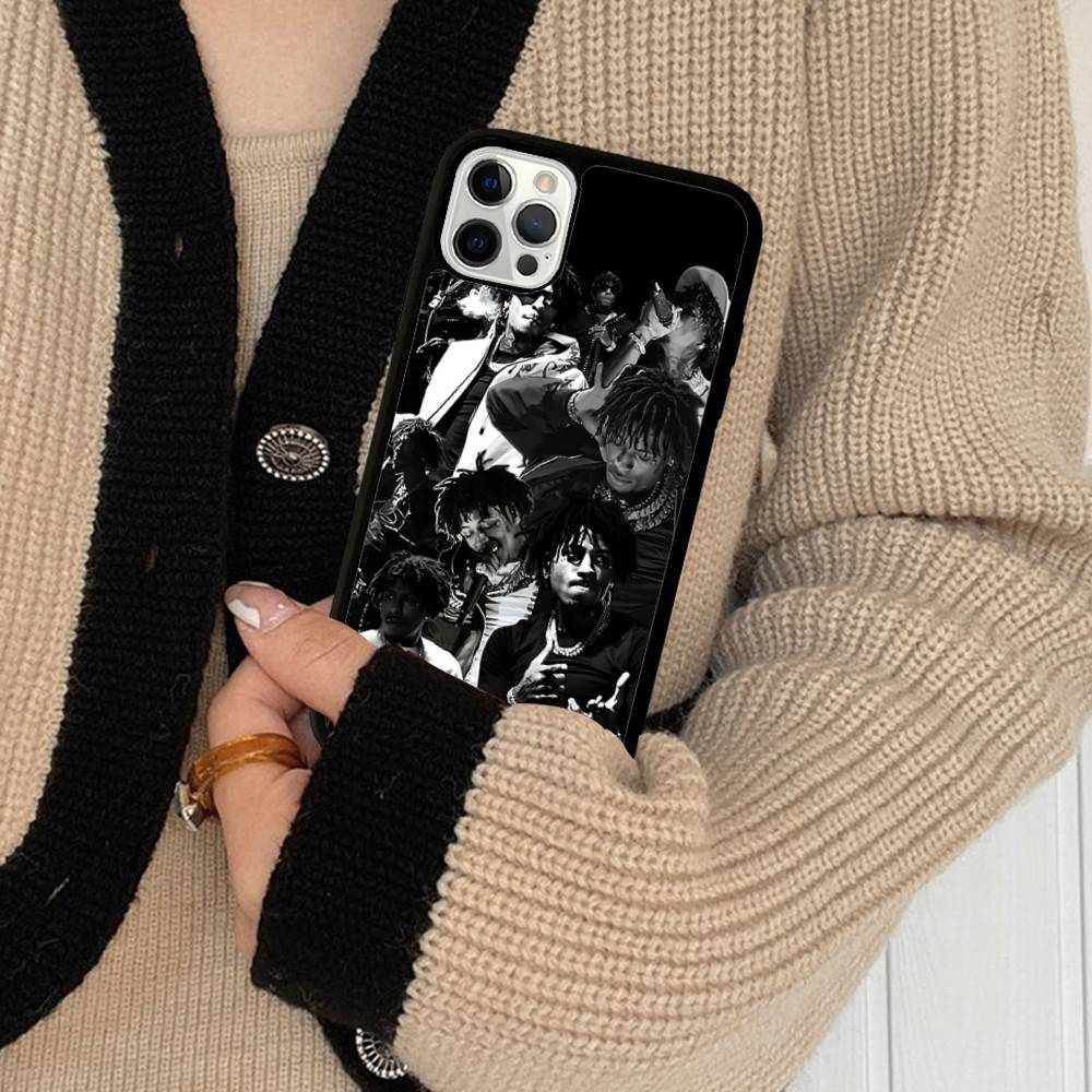 Singer YoungBoy Never Broke Again PC+TPU Phone Case For IPhone 17 16 15 14 PRO MAX 11 12 13 PLUS MINI Cover