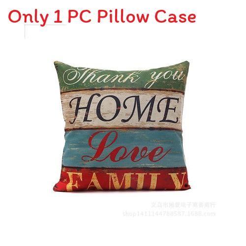 

Хлопковая наволочка с принтом букв Ретро Микс Подушка для дивана Меблировка дома LOVE HOME