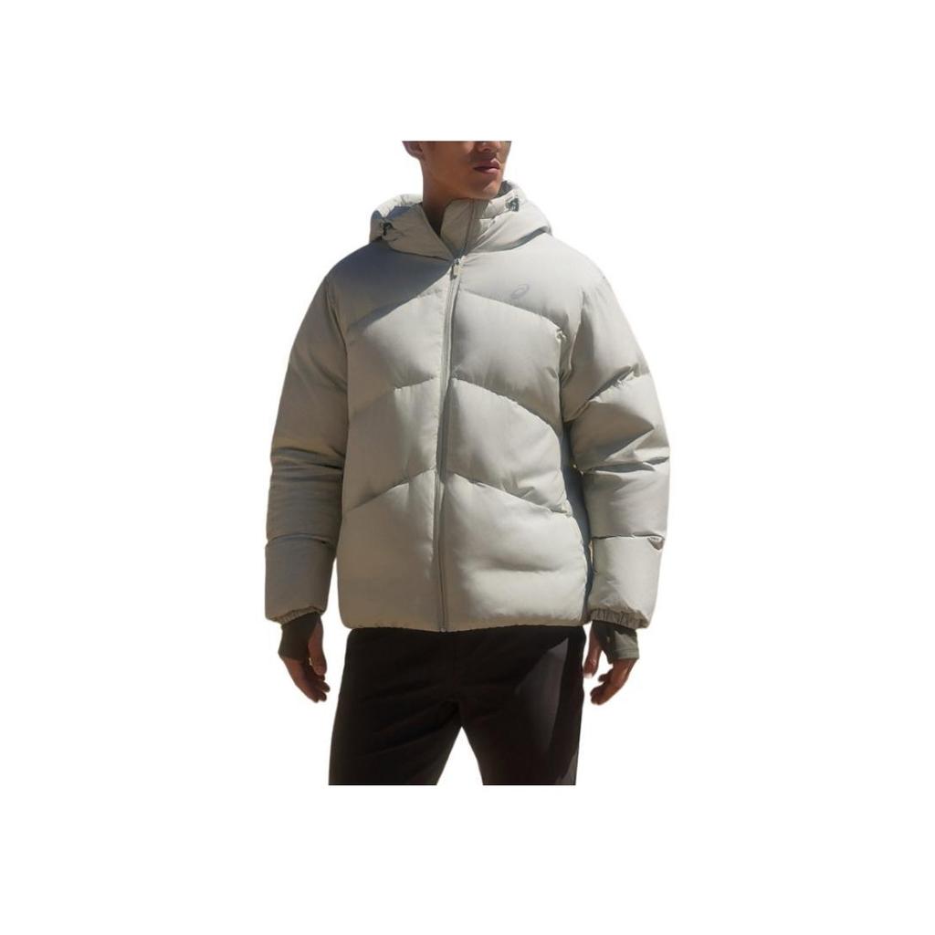 Asics FW25 Warm Hooded Zipper Long Sleeve Down Jacket Men Jackets 2031F455-300