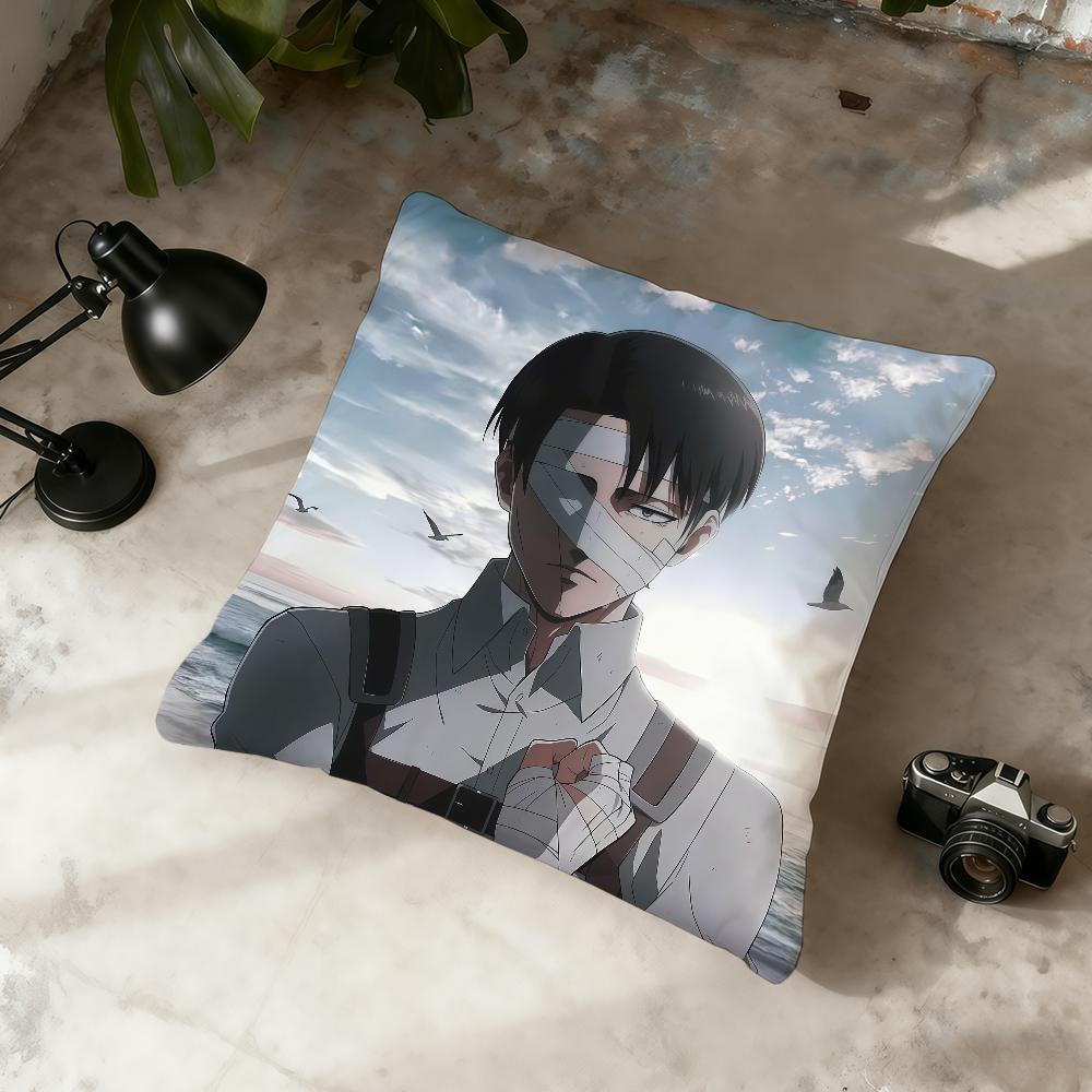 A-Attack On T-Titan Anime cushion cover Home Office Convenient Nordic Simplicity Hit With Zipper Cushion Cover