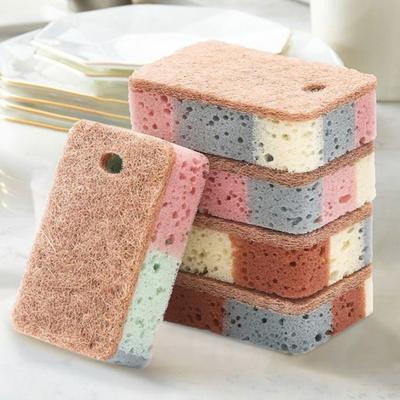 5/10 Piezas Esponja para Lavar Platos Limpieza Eficaz Multifuncional Esponja de Limpieza para Encimeras Sin Rayaduras