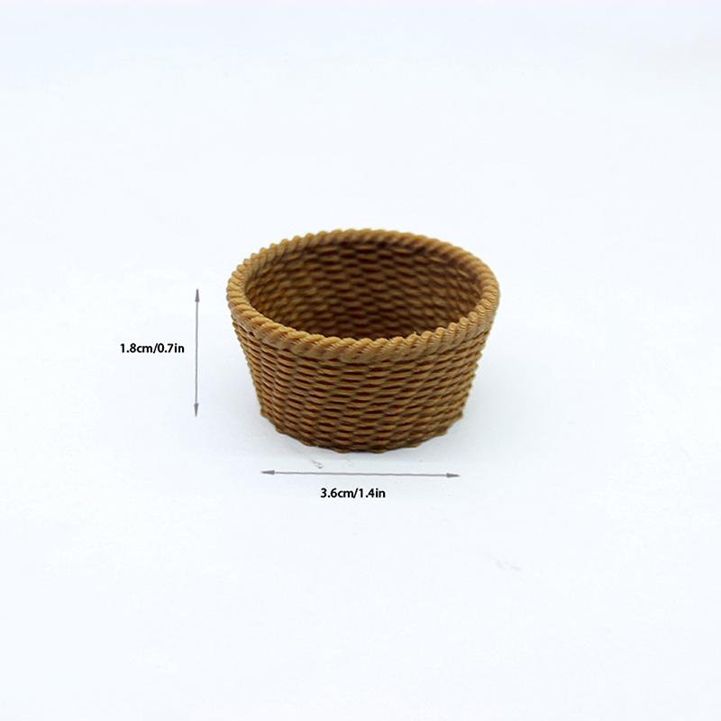 

1:12 Кукольный домик Миниатюрный Миниатюрная Имитация Фруктовая Корзина Мебель Дом Модель Декор Игрушка Аксессуары для Кукольного Домика 1.8*3.6cm