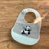 Soft Adjustable Silicone Baby Bib, Durable and Skin-friendly. Perfect for Toddler Daily Feeding.