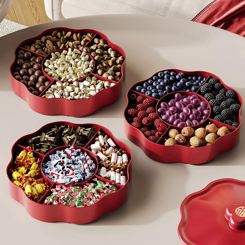 Home Candy Tray, Dried Fruit Snacks, Candy Storage Tray, Living Room Coffee Table Dried Fruit Small Item Storage Box Pp Material