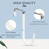 Door Hangers Hooks with Rubber Prevent Scratches Heavy Duty Organizer Hooks for Living Room, Bathroom, Bedroom, Kitchen