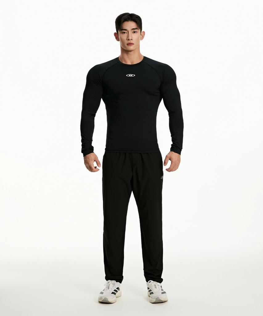 BORN TO WIN Symbol B Compression Long Sleeve [Black]
