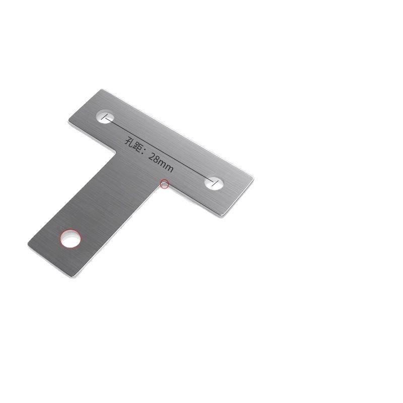 L-förmiger Winkelverbinder aus Edelstahl