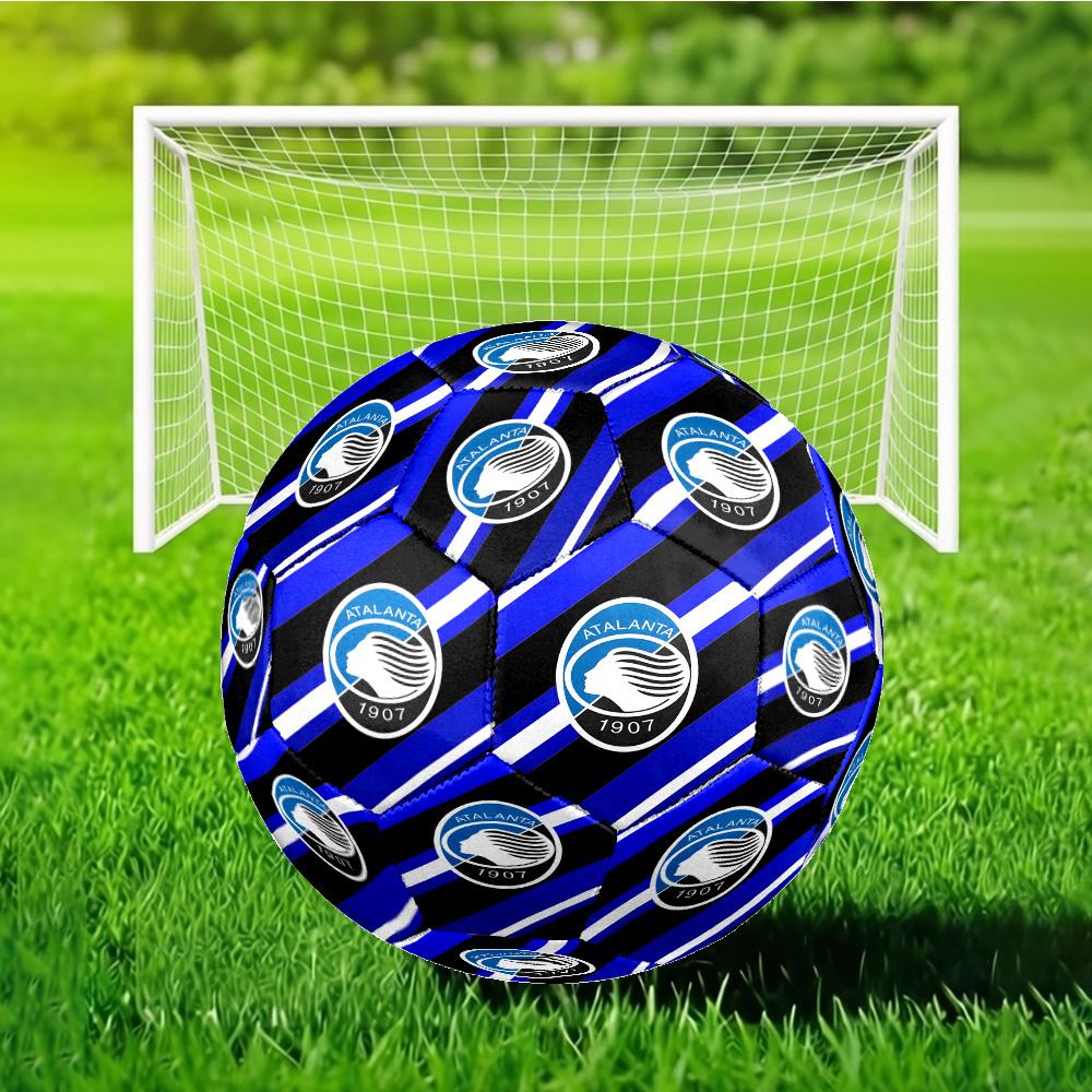 Football Atalanta Soccer Ball Size 5 Soccer Ball, Machine-stitched, Soft and Comfortable, Suitable for Training and Matches Fan Gift