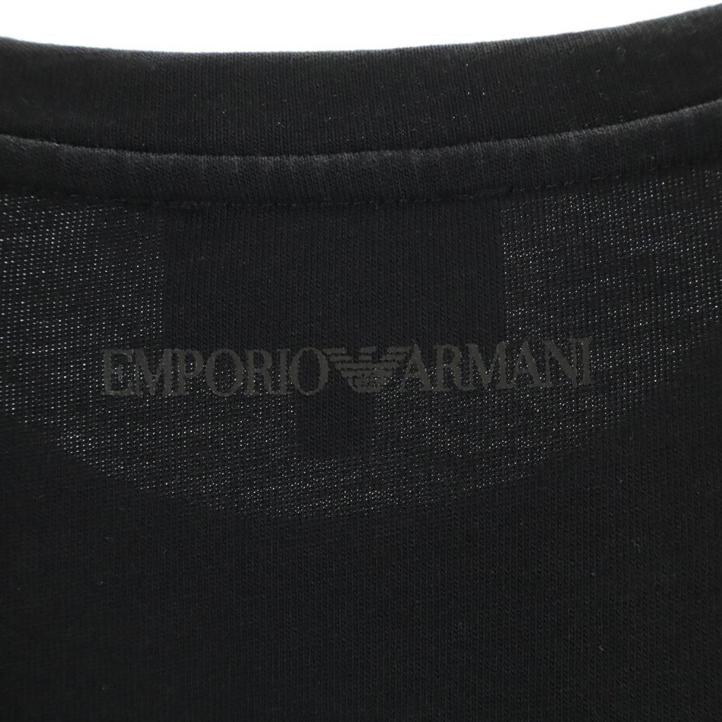 Emporio Armani Made in Bulgaria Stone logo Short sleeve T-shirt XS black Women Used