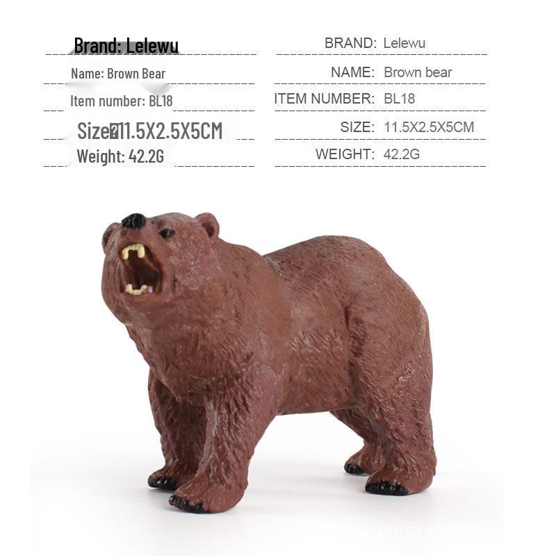 12-Piece Wild Animal Figurine Set: Hippo, Lion, Zebra, Rhino