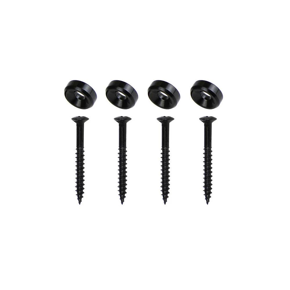 4Pcs Electric Guitar Neck Mounting Ferrules/bushings And Screws Guitar Accesories