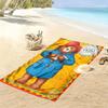 Paddington Bear Towel, Large Soft Quick Dry Towel for Beach Camping Swimming
