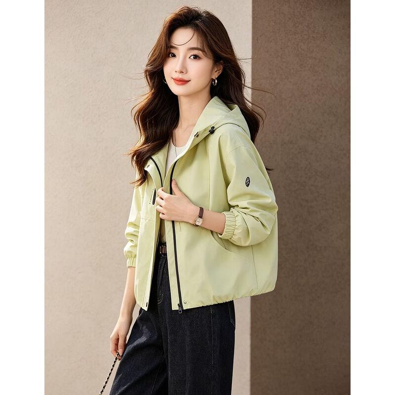 D.F.DEAR Women's Hooded Casual Jacket
