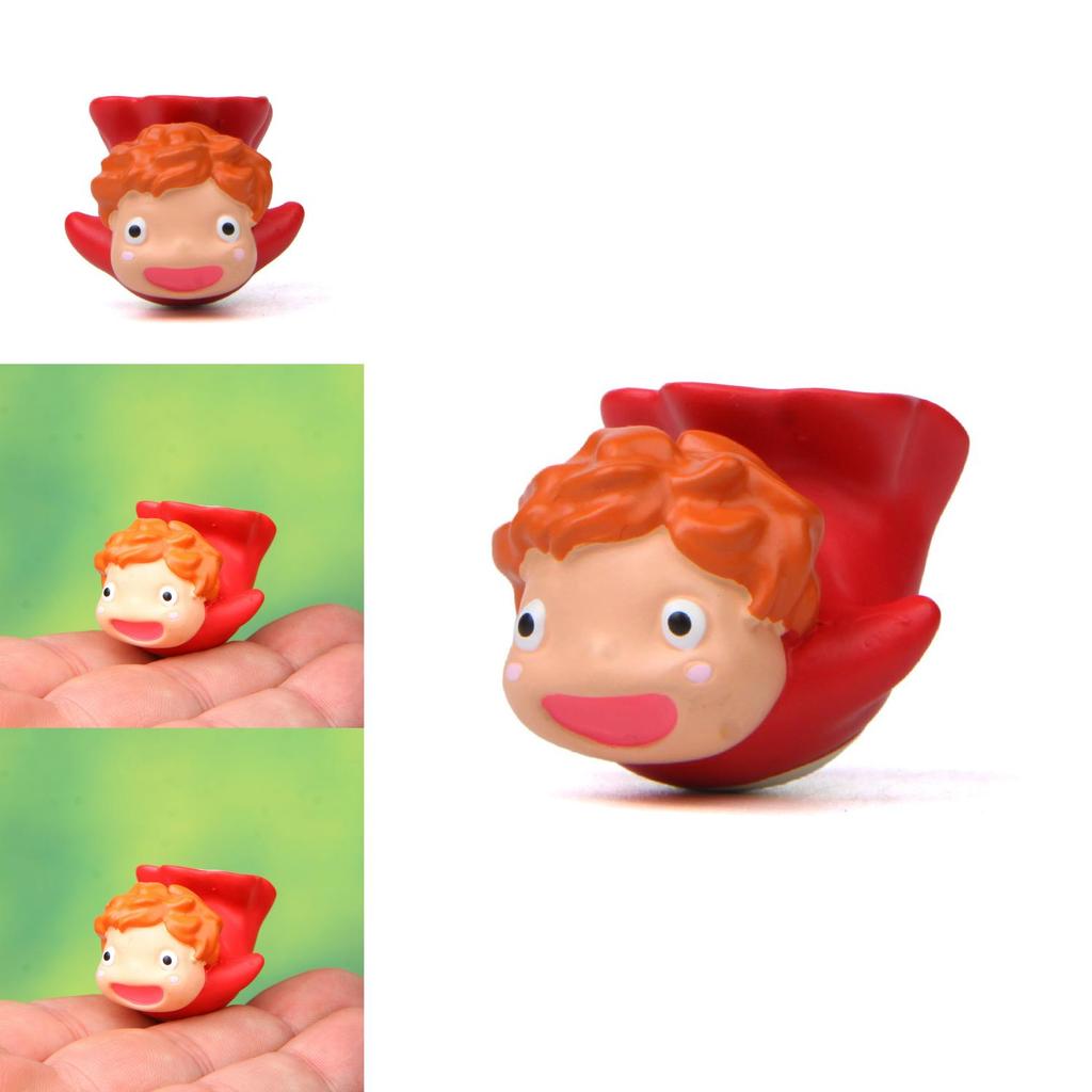 Ponyo Cartoon Goldfish Mini Doll Model Ornament For Gift And Party Decor