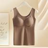 Thermal Tank Top for Women Sleeveless Underwear Top Padded Camisole Undershirt Winter Warm Base Layer for Cold Weather